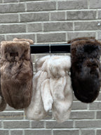 Fäustlinge aus Kunstpelz